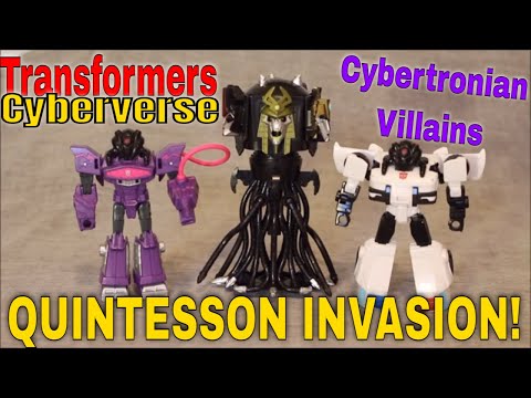 Transformers Cyberverse Cybertronian Villains Quintesson Invasion - GotBot True Review NUMBER 783