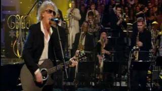 Dave Swift on Bass with Jools Holland backing Ian Hunter " All The Young Dudes"