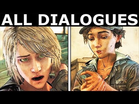 Violet Visits Clementine In The Dorm Room - All Dialogues - The Walking Dead Final Season 4 Ep. 3