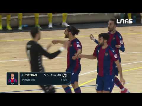 Gol Esteban (5-3) Levante UD FS - Jaén Paraíso Interior. J6, 1Div. LNFS