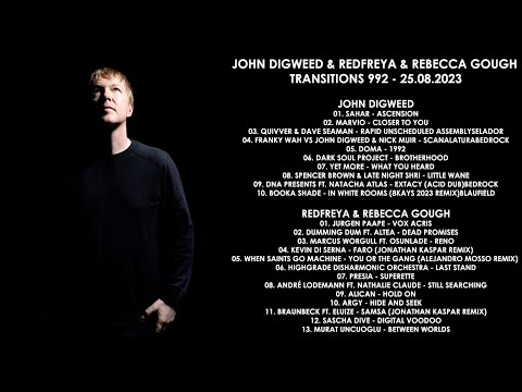 JOHN DIGWEED (UK) & REDFREYA (UK) & REBECCA GOUGH (UK) @ Transitions 992 01.09.2023