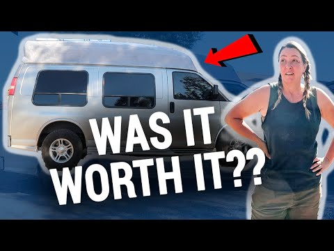 WATCH THIS BEFORE YOU BUILD A HIGHTOP VAN ROOF!! (Cost, Time and Mistakes) // Travel Snacks