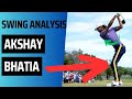Akshay Bhatia 2024 Slow Motion Swing Analysis