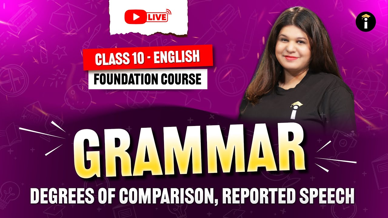 English Grammar: Reported Speech & Degrees of Comparison
