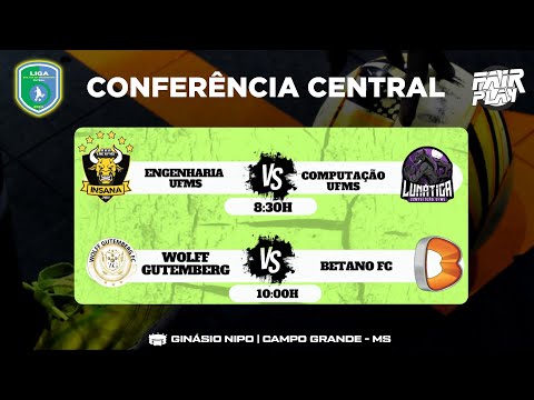Liga MS | Conferência Central | Engenharia x Computação | Wolff x Betano #futsal