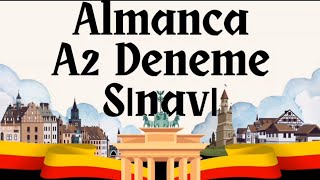 Almanca A2 Sınavı / A2 Seviyesinde Kendinizi Denemek İster misiniz?