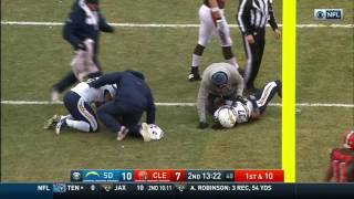 Duke Johnson Breaks Two Chargers Ankles Resulting in Huge Hit