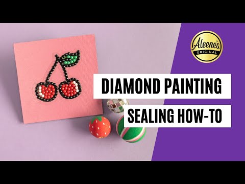 How to Seal a Diamond Painting with Spray Sealer
