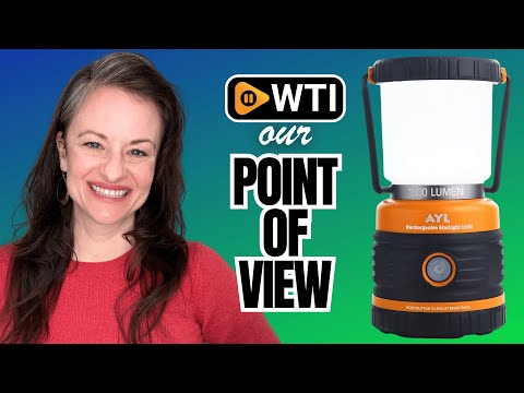 LED Camping Lantern Rechargeable - WTI product video review
