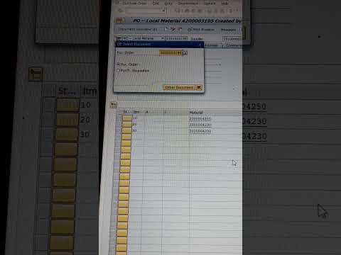 Short key to view Purchase Order in SAP.