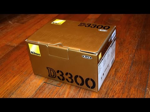 Unboxing Nikon D3300 DSLR 18-55 VR II Lens Kit