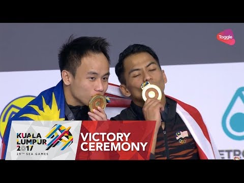 Diving Men's Synchronised 3m springboard final Victory Ceremony | 29th SEA Games 2017