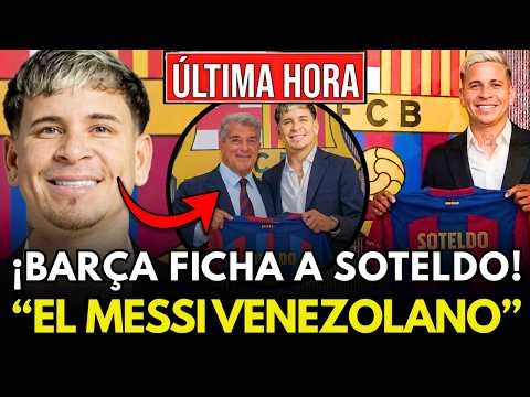 💥¡OFICIAL! EL FC BARCELONA FICHA AL MESSI VENEZOLANO TRAS LA INESPERADA SALIDA DE ESTE JUGADOR