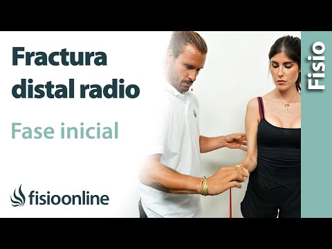 FRACTURA distal del RADIO, ejercicios fase INICIAL