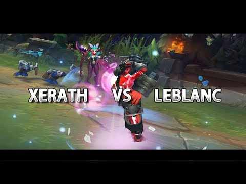 LoL - Xerath vs Leblanc Season 8 Mid Gameplay