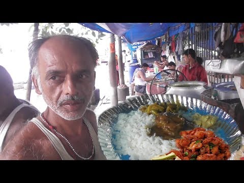 Common Man Food in Kolkata Street | Fish Rice 45 rs & Veg Rice 30 rs