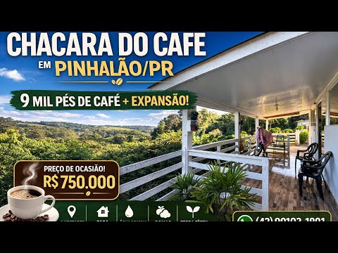 Chácara do Café em Pinhalão Casa Linda 03 Quartos Água de Mina R$750Mil