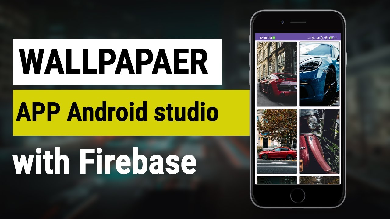 Wallpaper app Android studio with Firebase || #learncodewithrk