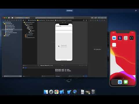 How to Create Simple TableView in Xcode 11 (Swift 5)