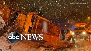 A deadly winter storm heads to the East Coast