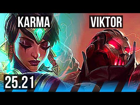 KARMA vs VIKTOR (MID) | 7/3/16, 35k DMG | KR Diamond | 25.21