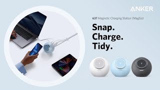 Anker 637 Magnetic Charging Station (MagGo) Interstellar Gray