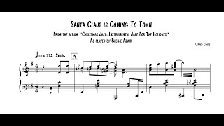 Santa Claus is Coming To Town by Beegie Adair [jazz piano transcription]