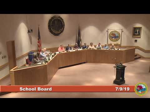 School Board 7.9.19