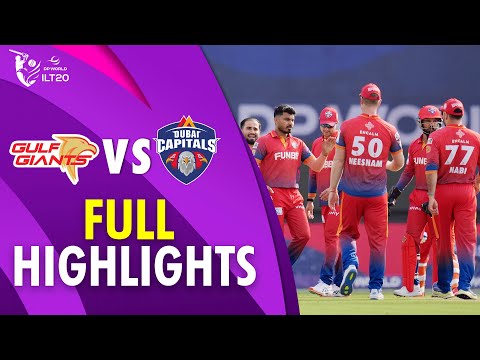 Full Highlights | Gulf Giants VS Dubai Capitals | Match 23 | DP World ILT20 | M3Y1J