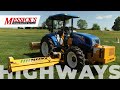 Unique Highway Mowing Tractors | New Holland Workmaster 75 & Alamo Interstater