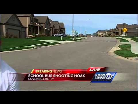 Police respond to false report of shots fired at school bus