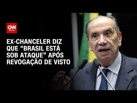 “O Brasil está sob ataque”, diz ex-chanceler Aloysio Nunes após revogação de visto | HORA H