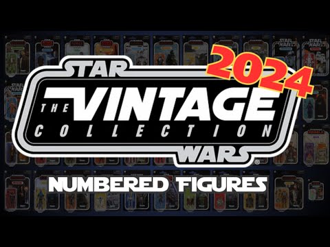 Star Wars The Vintage Collection 2024 - Numbered Cards - Overzicht van alle 2024 TVC Kaarten