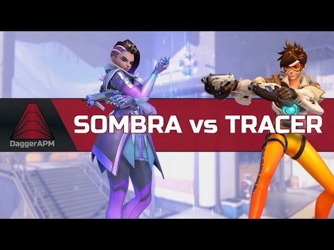 Overwatch: Sombra vs Tracer [Weapon comparison]