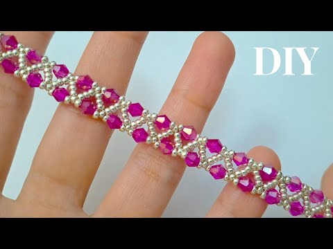 DIY Beaded Crystal Bracelet Tutorial: How to Create a...