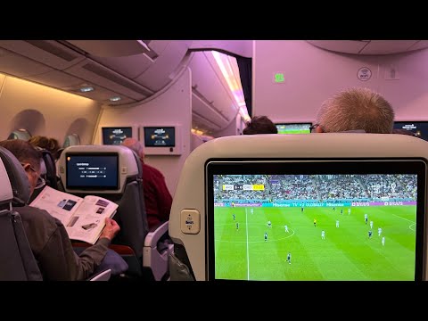 Singapore Airlines Premium Economy Frankfurt to Singapore Flight Review World Cup and Champagne!