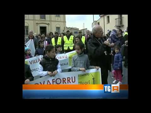 Marcia della terra a Villanovaforru