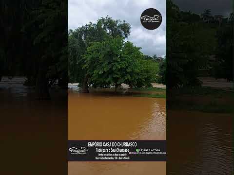 Av. Beira Rio em Itaperuna-RJ | 28/02/2026 (Rio Muriaé com início de transbordamento)