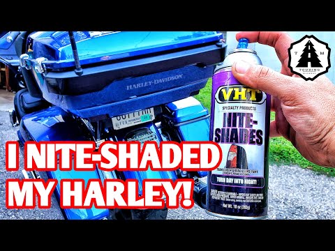VHT NiteShade Tail Lights On Harley Davidson Tour Pack