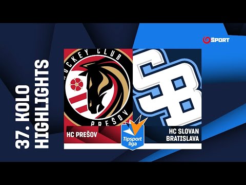 37. kolo: HC Prešov - HC Slovan Bratislava 1:3 (0:1, 1:0, 0:2)