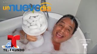 Daniel Sarcos celebra 1M de seguidores en Instagram mostrando cómo se baña