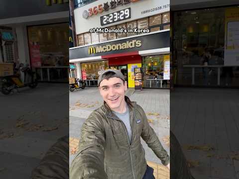 Trying the Special Menu at McDonalds in Korea! 🇰🇷🍟