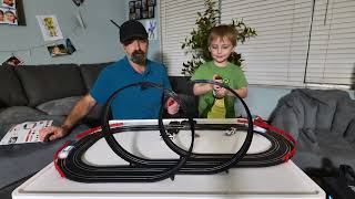 AGM MASETCH Slot Car Race Track Sets with 4 Exquisite Slot Cars