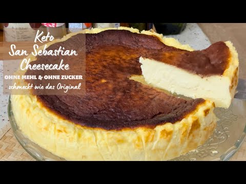 San Sebastian Cheesecake Recipe for Weight Loss | Keto San Sebastian Cheesecake - Low Carb | Glut...