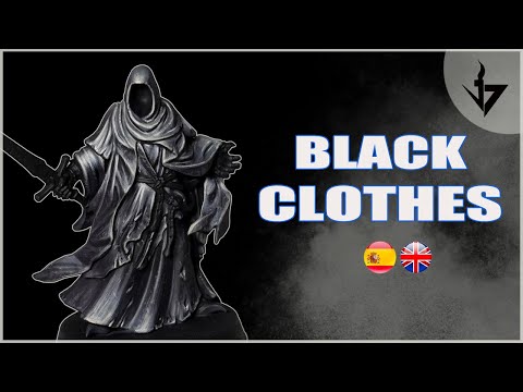 How to paint BLACK CLOTH! 🥷🏼(LOTR) – Como pintar ROPA NEGRA! 🥷🏼(ESDLA)