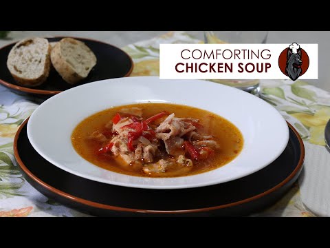 Comforting Chicken Soup for cold weather