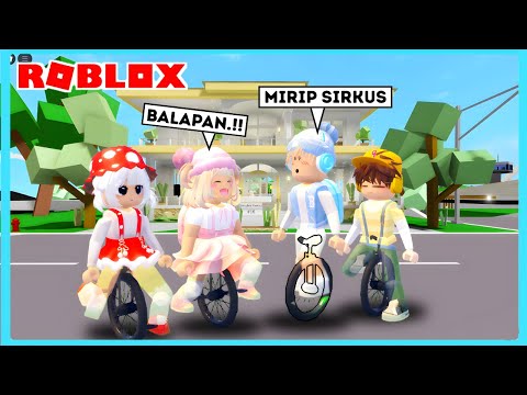 Bang Boy and Caca Circus Bike Race in Roblox Brookhaven ft @Shasyaalala
