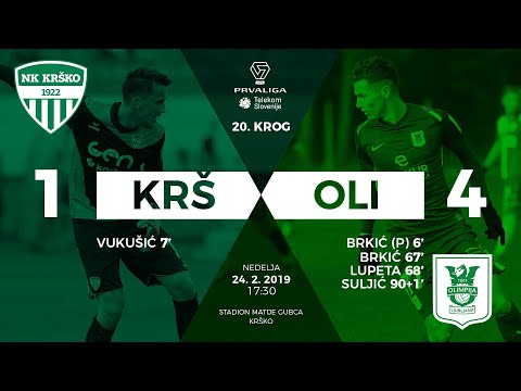 20.krog: Krško - Olimpija 1:4 ; Prva liga Telekom Slovenije 2018/2019