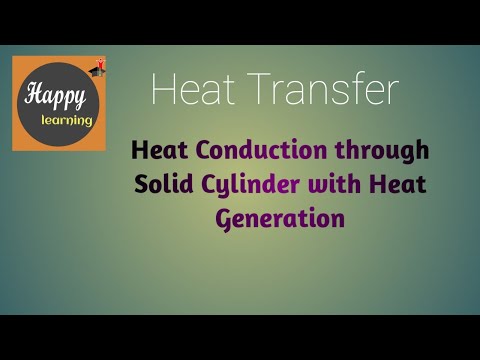 L8 -Unit 2 : Heat Conduction through Solid Cylinder with Heat Generation