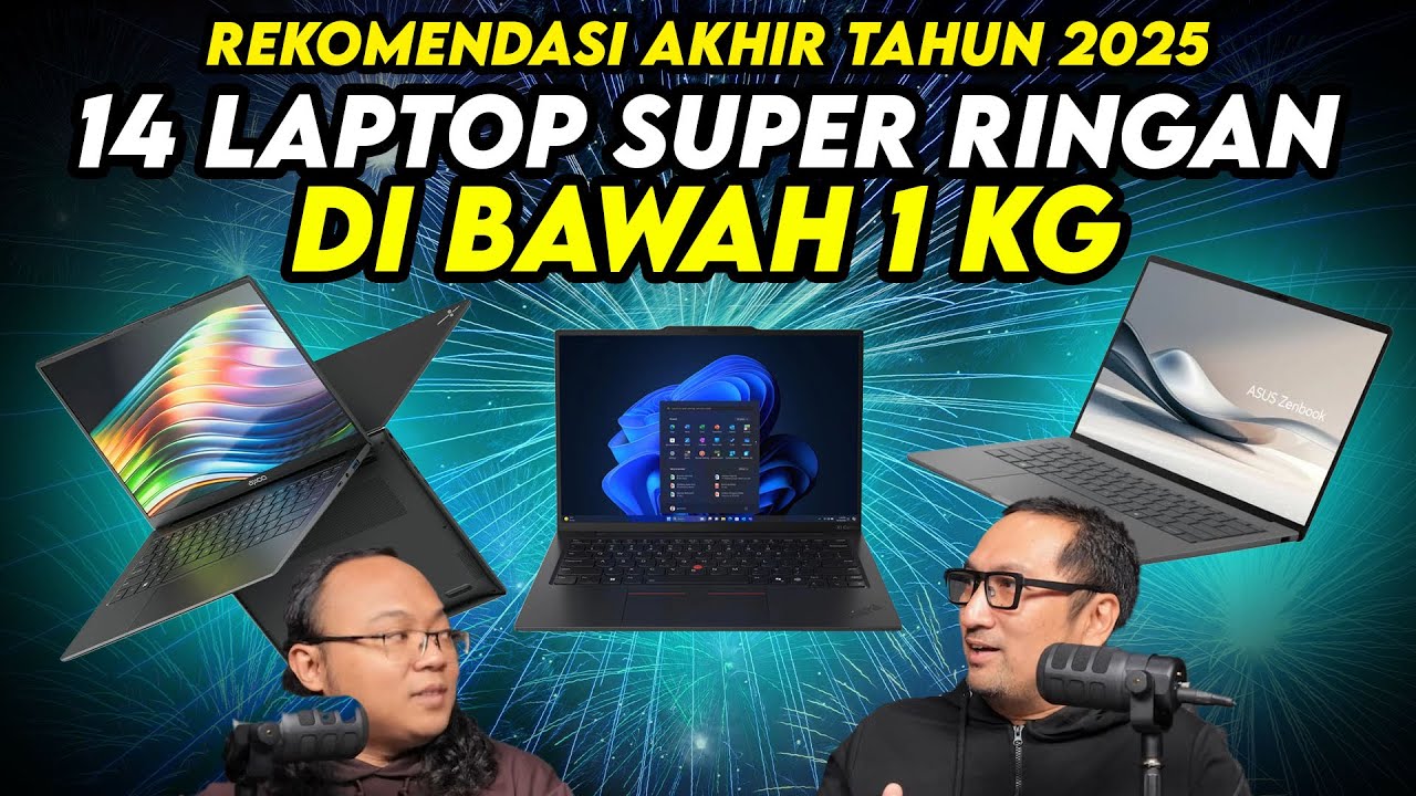 14 Laptop Super Ringan di Bawah 1 Kilogram! Dari 5 Jutaan sampai 40-an Juta!